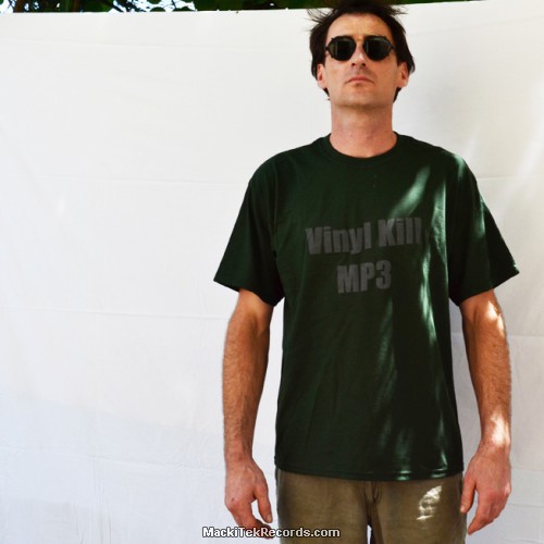 T-Shirt Vert Vinyl Kill Mp3