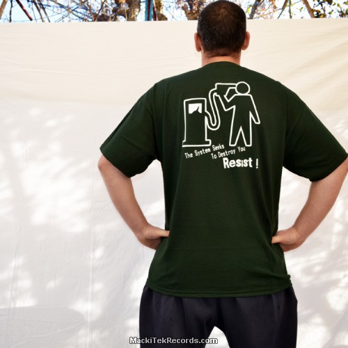 T-Shirt Green Resist