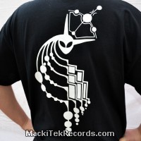 T-Shirt Noir MackiTek Crop Circle 03