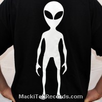T-Shirt Black Aliens Frequencies