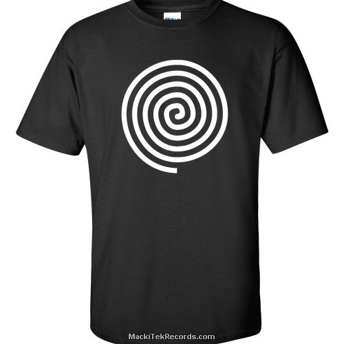 T-Shirt Noir MackiTek Spirale
