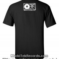 T-Shirt Black MackiTek 3672 Face Phospho