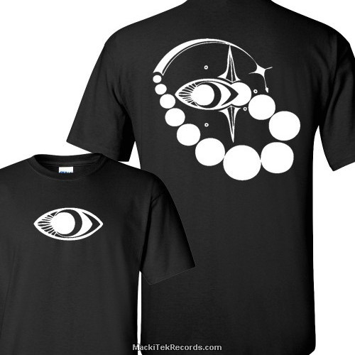 T-Shirt Black Crop Circle Eye