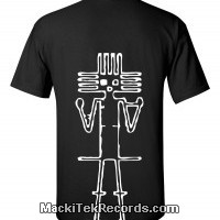 T-Shirt Noir Aliens Frequencies V2