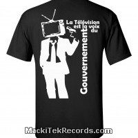 T-Shirt Noir Television
