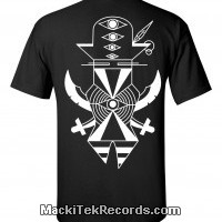 T-Shirt Black MackiTek Back To Pirate