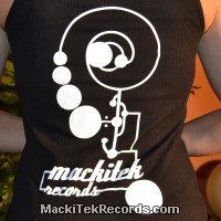 Debardeur Noir MackiTek Records