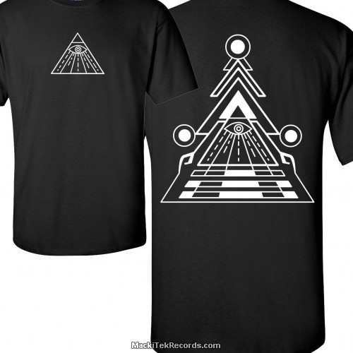 T-Shirt Noir MackiTek Solar Pyramid V2