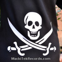 Zip Jacket Black MackiTek We Are Pirates Women