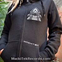 Zip Jacket Black MackiTek Solar Pyramid V3 Women
