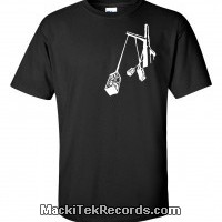 T-Shirt Noir MackiTek Futur Sound System