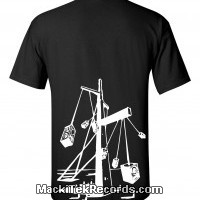 T-Shirt Black MackiTek Futur Sound System