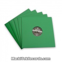 x5 Pochettes Verte 12 Inches
