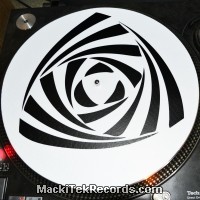 DJ Tools: Slipmats Crop Circle 11 White