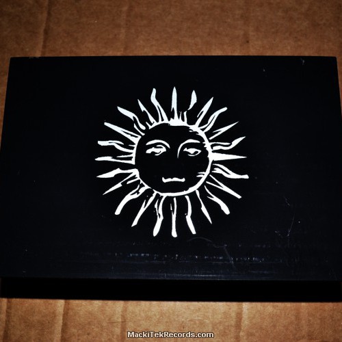 Wooden Box Black Sun