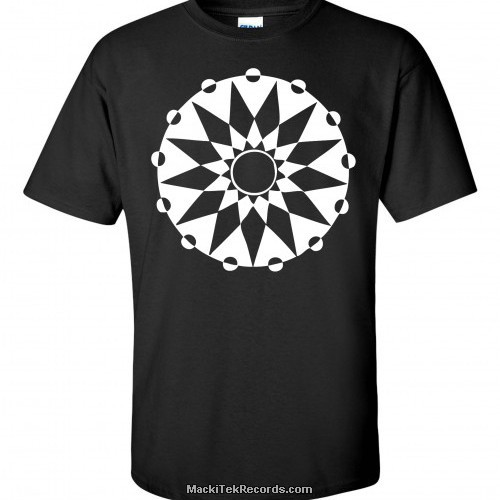 T-Shirt Black MackiTek Crop Circle 06