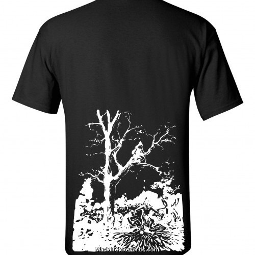 T-Shirt Noir MackiTek Dance on Fire Under the Tree