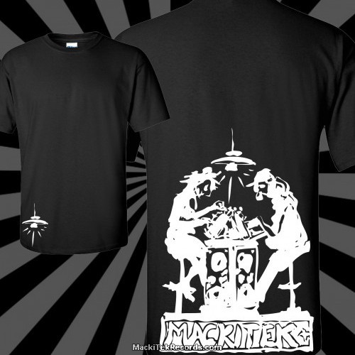 T-Shirt Black MackiTek Analog Work