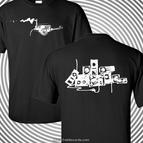 T-Shirt Noir MackiTek Generator Of Sound