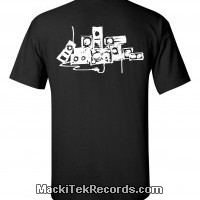 T-Shirt Black MackiTek Generator Of Sound