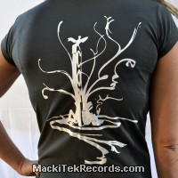 T-Shirt Gris Femme MackiTek Unexplored
