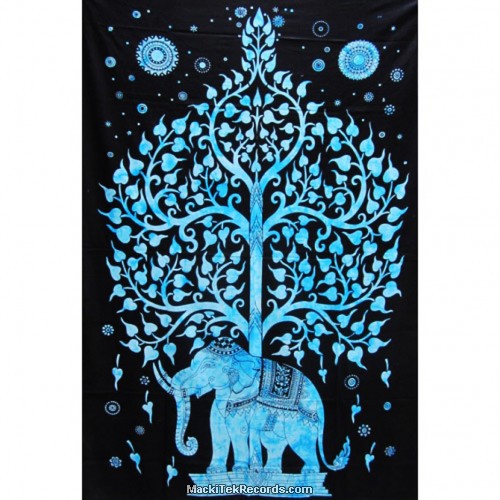 Hanging elephant Turquoise TES027