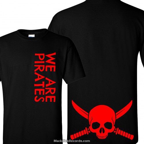 T-Shirt Black We Are Pirates V2