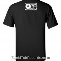 T-Shirt Black MackiTek Gaz Mask 01