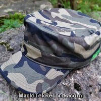 Cap Adjustable Plain Camouflage MackiTek 1 Green