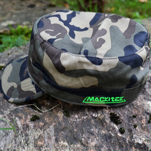 Cap Adjustable Plain Camouflage MackiTek 1 Green