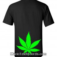 T-Shirt Black Weed