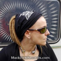 Headband Black MackiTek Solar Pyramid