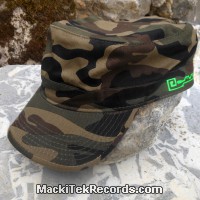 Cap Adjustable Plain Camouflage MackiTek 8 Green
