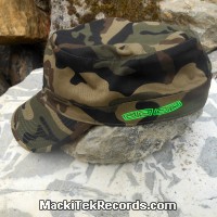 Cap Adjustable Plain Camouflage MackiTek 4 Green