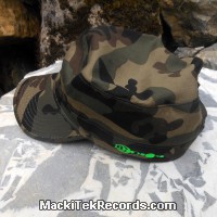 Cap Adjustable Plain Camouflage MackiTek 5 Green
