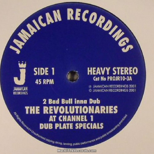Jamaican Recordings 10-3
