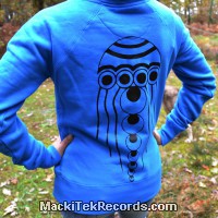 Sweat Femme Electric Blue Octopus