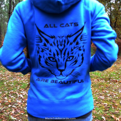 Sweat Femme Electric Blue All Cats Are Beautiful