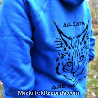 Sweat Electric Blue Women All Cats Are Beautiful