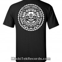 T-Shirt Black Tribal Effect