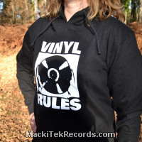 Sweat Femme Noir Vinyl Rules