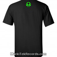 T-Shirt Black 1Up Green