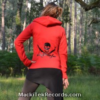 Zip Jacket Red We Are Pirates
