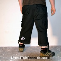 3-4 Pants Black Pirate