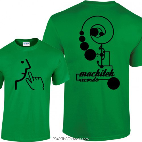 Tshirt Vert MackiTek Records v1