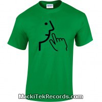 Tshirt Green MackiTek Records v1
