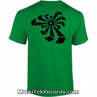 Tshirt Vert Crop Circle 04