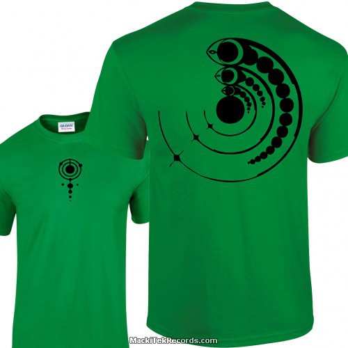 Tshirt Green Crop Circle 15