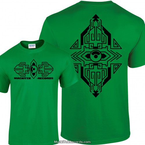 Tshirt Green MackiTek Geometrix V2
