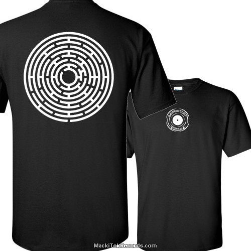T-Shirt Noir MackiTek Labyrinth